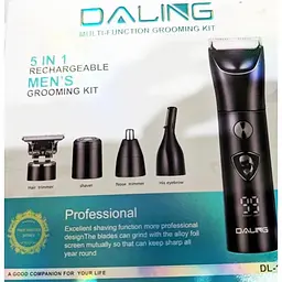 Професійний акумуляторний триммер 5 в 1 Daling DL-1729 5 Вт - мініатюра 4