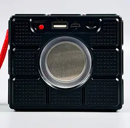 Портативна бездротова Bluetooth колонка T&G TG-311 з потужним звучанням LED-підсвічуванням та ремінцем для перенесення Чорний - мініатюра 8