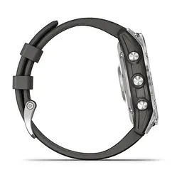 Смарт-годинник Garmin Fenix 7 Standard Edition Silver with Graphite Band 010-02540-00/01 [65359] - мініатюра 4