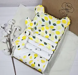 Набір для новонародженого a.l.babybox Лимончик пелюшок дитячих 4 шт./подушка та рушник (30464229)