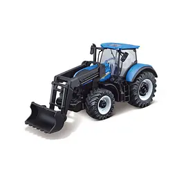 Дитяча іграшка Трактор New Holland T7.315 Bburago 18-31632 з фронтальним навантажувачем - мініатюра 2