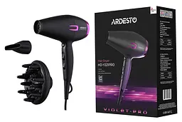 Фен Violet PRO HD-Y221PRO , 1750-2100Вт, 2 швидкості, 3 темп.режими, дифузор, чорний ARDESTO teh0017657 - мініатюра 8