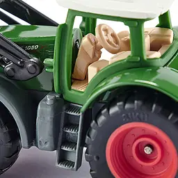 Трактор Siku Fendt 1050 із фронтальним навантажувачем, зелений (1393) - мініатюра 2