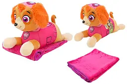 М'яка подушка з пледом KH71/002L Paw Patrol, р. 60x21x36см, плед 118x80 см Kids Hits