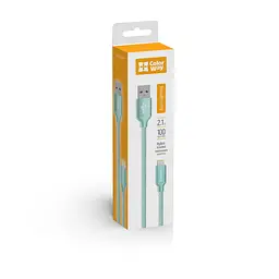 Кабель ColorWay USB-Lihgtning 1 м Mint - мініатюра 2