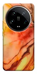 Чохол Demsky Червоний корал мармур для Xiaomi 14 Ultra
