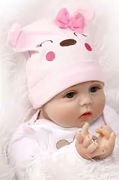 Силіконова колекційна лялька реборн reborn дівчина доллі Reborn Dolls det0018838 - мініатюра 9