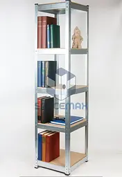 Стелаж металевий 200×60×60 оцинкований самозбірний SPACEMAX