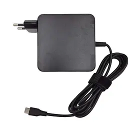 Блок живлення Type-C 90W для Apple, Asus, Acer, HP, Dell, Lenovo, Samsung, Xiaomi. Квадратний Чорний