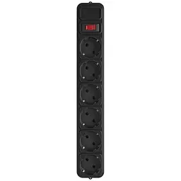 Мережевий фільтр Power Cube 6 розеток 1,8m Black (SPG6-G-6B)