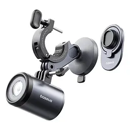 Вело- Мото- тримач+ліхтар Baseus PrimeTrip Series 2-in-1 (C12569000121-0) Cosmic Black - мініатюра 4