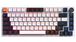 Клавіатура GamePro Asgard Valhalla 75% Exploded QLAB Orange Switches (MK160W Pro) - мініатюра 3