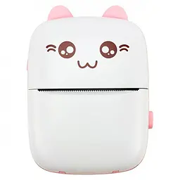 Портативний дитячий Bluetooth принтер Mini printer бездротовий з термодруком без чорнил ∙ Android / IOS ∙ USB зарядка - мініатюра 2