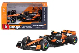 Іграшкова машинка гоночний болід McLaren MCL38 2024 1:43 Bburago 18-38214