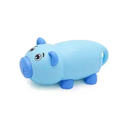 Водяний пістолет у вигляді свинки GX014PB блакитний - мініатюра 3