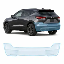 Антигравійна захисна бронеплівка за лекалами для Chevrolet Blazer III facelift 2023-2025 - задній бампер