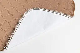 Водонепроникна кругла пелюшка EZwhelp Brown Laminated Underpad 90х90 см - мініатюра 4