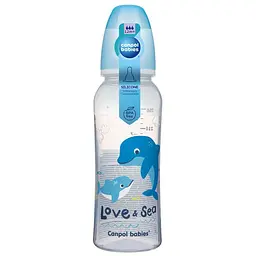 Пляшечка Canpol babies PP Love & Sea 250 мл блакитна (59/400_blu) - мініатюра 2