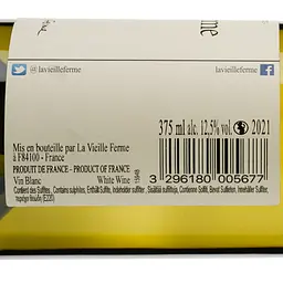 Вино La Vieille Ferme Perrin et Fils Blanc, біле, сухе, 0,375 л - мініатюра 3