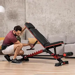 Лавка тренувальна Hop-Sport HS-2090HB із фіксатором для ніг - мініатюра 14