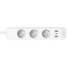 TP-Link Розумний Wi-Fi подовжувач живлення P300 N300 BT 10A 2300W 3xSchuko 2xUSB 3.0 PD QC3.0