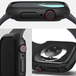 Чохол Ringke Slim 2 шт. Clear/Matte Black для Apple Watch 10 (46мм) - мініатюра 3
