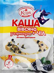Каша вівсяна Козуб продукт Чорниця + чіа 40 г - мініатюра 5