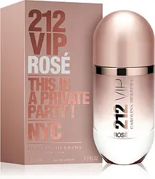 Парфумована вода Carolina Herrera 212 Vip Rose 50 мл - мініатюра 2