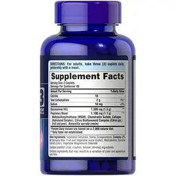 Препарат для суглобів і зв'язок Puritan's Pride Chondroitin Glucosamine MSM 3 Per Day Formula, 120 каплет - мініатюра 2