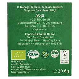 Суміш трав'яного та зеленого чаю Yogi Tea Зелений баланс органічний 30.6 г (17 шт х 1.8 г) - мініатюра 6