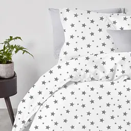 Комплект постільної білизни Cosas полуторний BIG STAR CS3 160 x 220 см (StarBigGrey_Grey_160) - мініатюра 2
