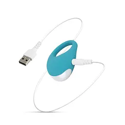 Ерекційне кільце з вібрацією Cala Azul - Jose Vibrating Cockring, 10 режимів - мініатюра 7