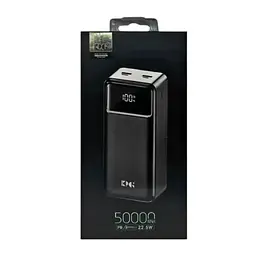 Зовнішній акумулятор King Power KPG-508 50000 mah 22.5W QC 3.0 LED дисплей - мініатюра 2