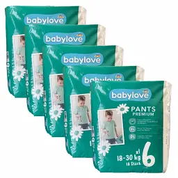 Підгузки-трусики Babylove Premium 6 xxl (18-30 кг) 90 шт