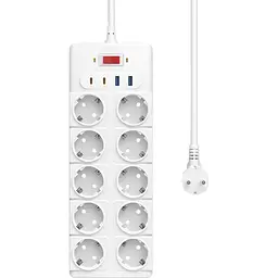 Мережевий фільтр WiWU Wi-S008 20W GaN EU 2m White (6977703656268) [162495]