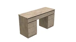 Стіл комп'ютерний Віто 2 Ferrum-decor 750x1400x500 ДСП Дуб Сан-Марино 16 мм (FRD-104831) - мініатюра 3