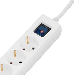 Мережевий фільтр-подовжувач 2E SP-315M-3USB-WH 3 м, 3xТипF, 16 А, 1xUSB-A, 1xUSB-C - мініатюра 4
