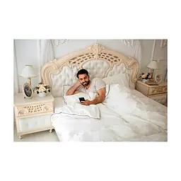 Постільна білизна MirSon Сатин Corner Moko White 175х210 - Двоспальний (2200001484405) - мініатюра 5