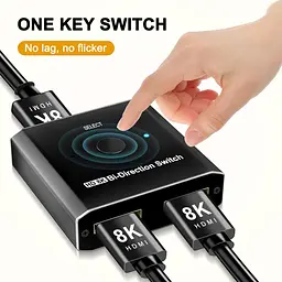 HDMI 2.1 перемикач 8K 2-в-1 / 1-в-2 для PS5, Xbox і ТВ - мініатюра 5