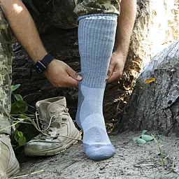 Шкарпетки водонепроникні Dexshell Terrain Walking (Сірі) S (36-38) - мініатюра 7