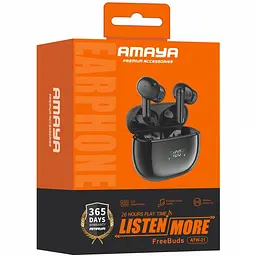 Бездротові TWS навушники Amaya ATW-21 Black - мініатюра 2