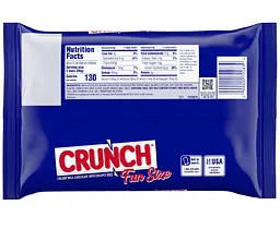 Шоколадні батончики Crunch Fun Size Chocolate Halloween Candy 283г - мініатюра 7