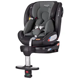 Автокрісло дитяче з системою ISOFIX поворотне з опорною стійкою від народження до 36 кг Asteroid+ CRL-15801 Shale Grey 0+1/2/3 Carrello
