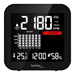 Метеостанція Technoline WL1025 Black (WL1025), Чорний - мініатюра 8