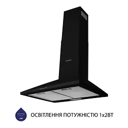 Витяжка купольна MINOLA HK 6614 BL 1000 LED - мініатюра 3