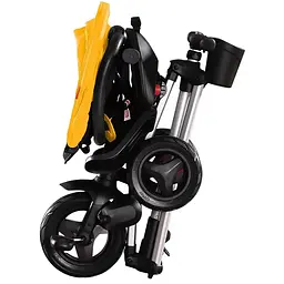 Велосипед складаний триколісний дитячий Qplay Nova+ Rubber Desert Yellow (S700-13Nova+DesertYellow) - мініатюра 5