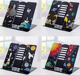 Підставка для книг металева Космос, А5, 21x16.9x19 см - мініатюра 2