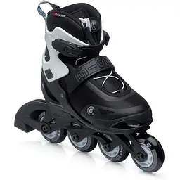 Ролики Micro Joy 25-28 Black/White (1012-MIS-JOY-BK-WH-25-28) - мініатюра 5