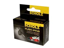 Кнопки-цвяхи SCHOLZ 30шт , ,кольорові, 4841