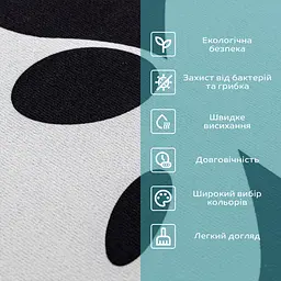 Вологопоглинаючий килимок Sticker Wall 400х600х3мм Панда SW-00002563 - мініатюра 4